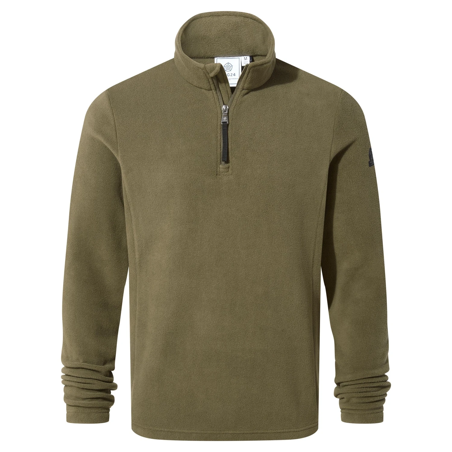 Revive Mens Quarter Zip Fleece - Khaki - Image 6