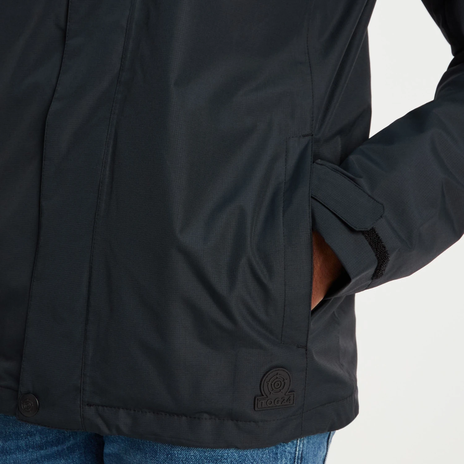 Airton Mens Waterproof Jacket - Black - Image 5