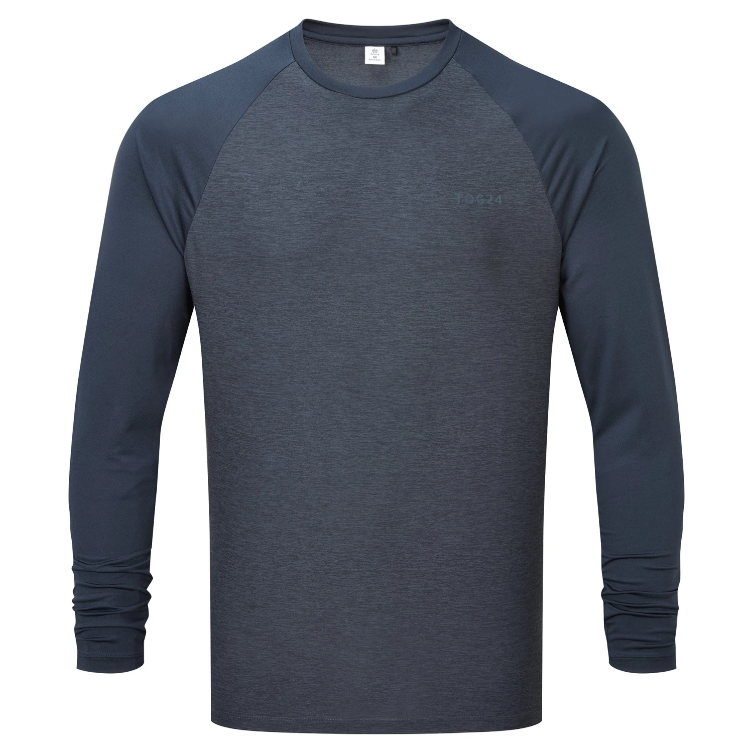 Baldwin Mens Long Sleeve Tech T-Shirt - Dark Indigo - Image 6
