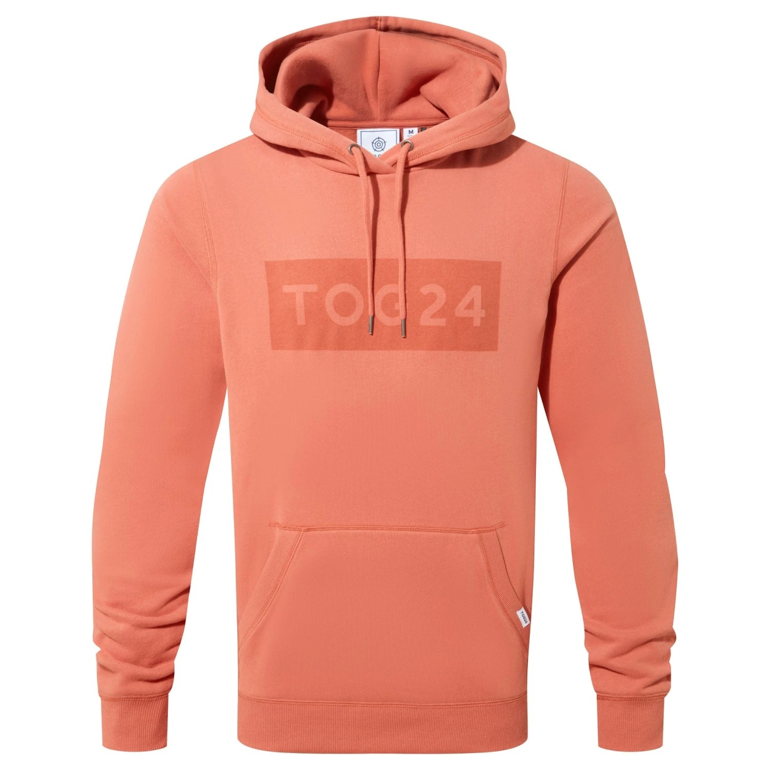 Barron Mens Hoodie - Washed Red - Image 5