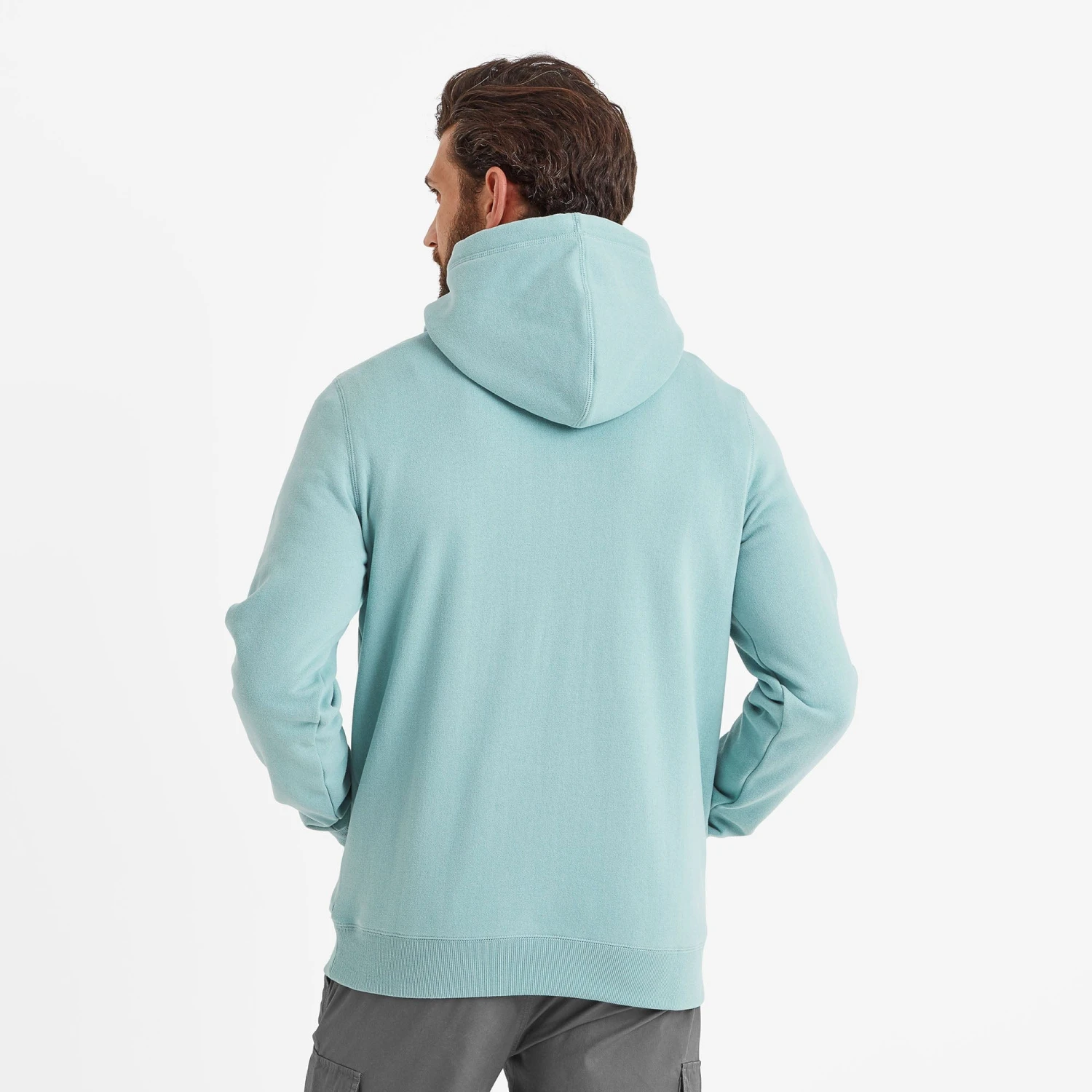 Barron Mens Hoodie - Muted Teal - Image 3
