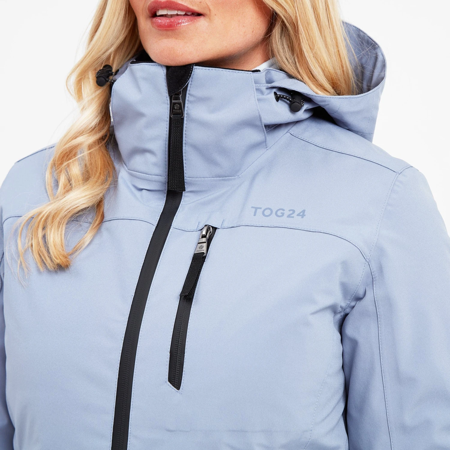 Beverley Womens 3-in-1 Waterproof Jacket - Dusty Blue - Image 5