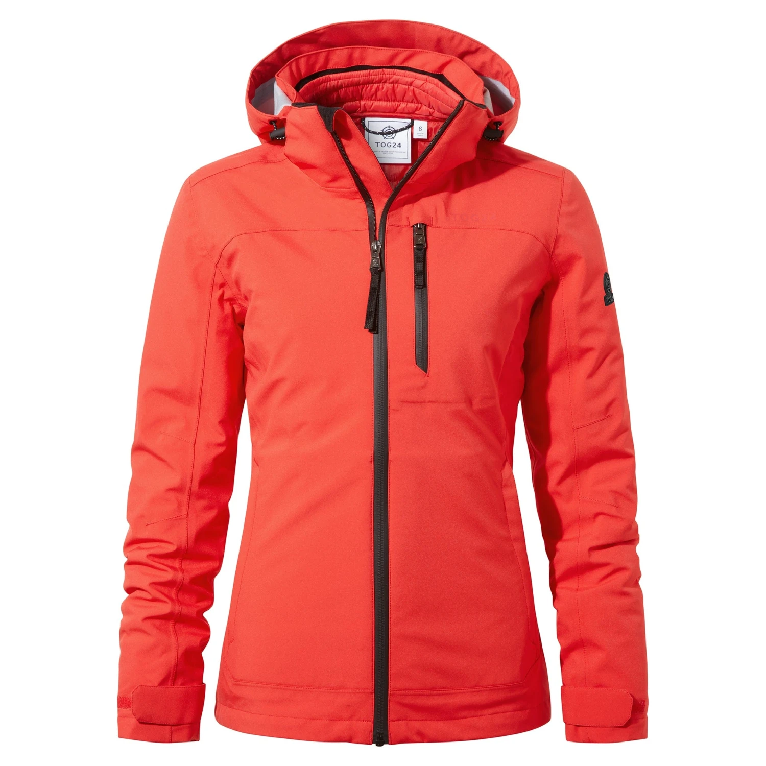Beverley Womens 3-in-1 Waterproof Jacket - Dark Coral - Image 9