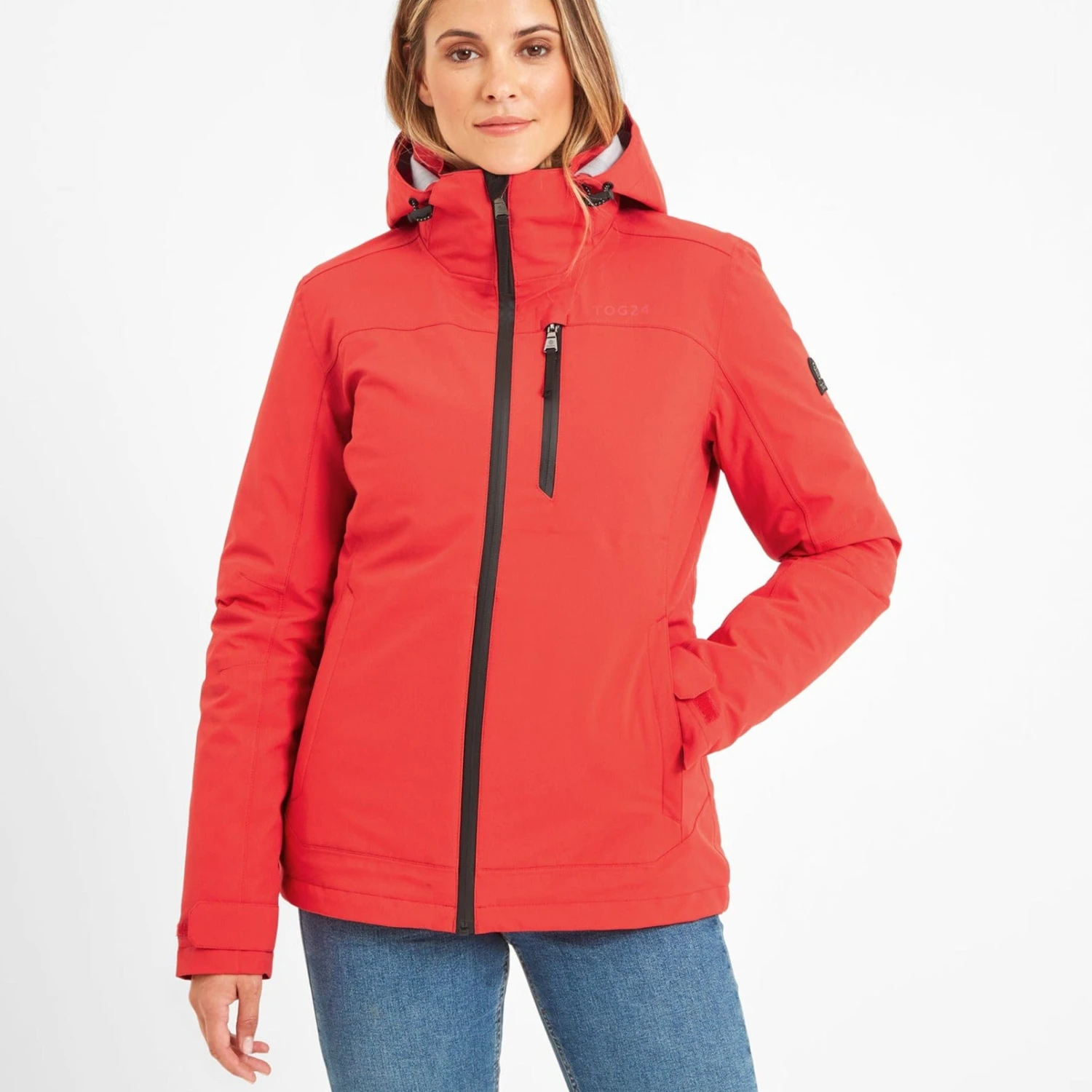 Beverley Womens 3-in-1 Waterproof Jacket - Dark Coral - Image 5