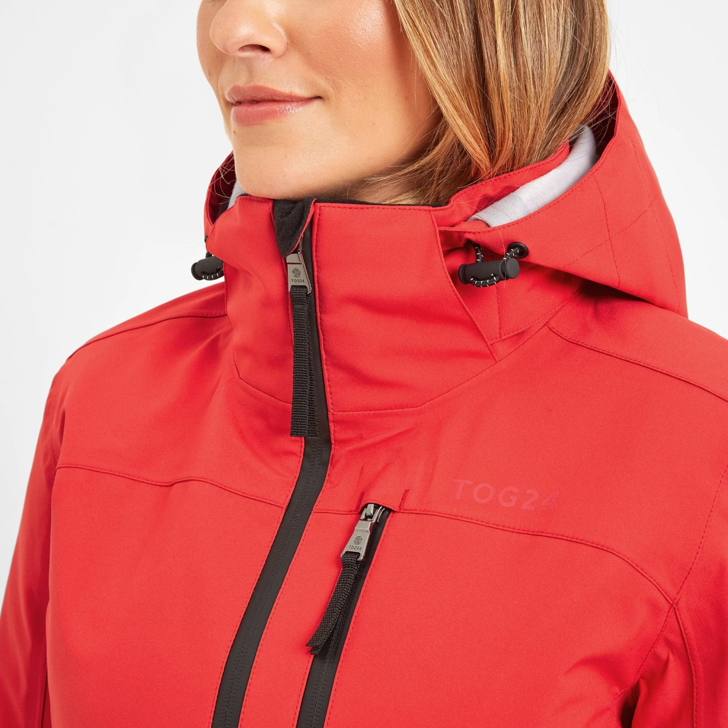 Beverley Womens 3-in-1 Waterproof Jacket - Dark Coral - Image 7