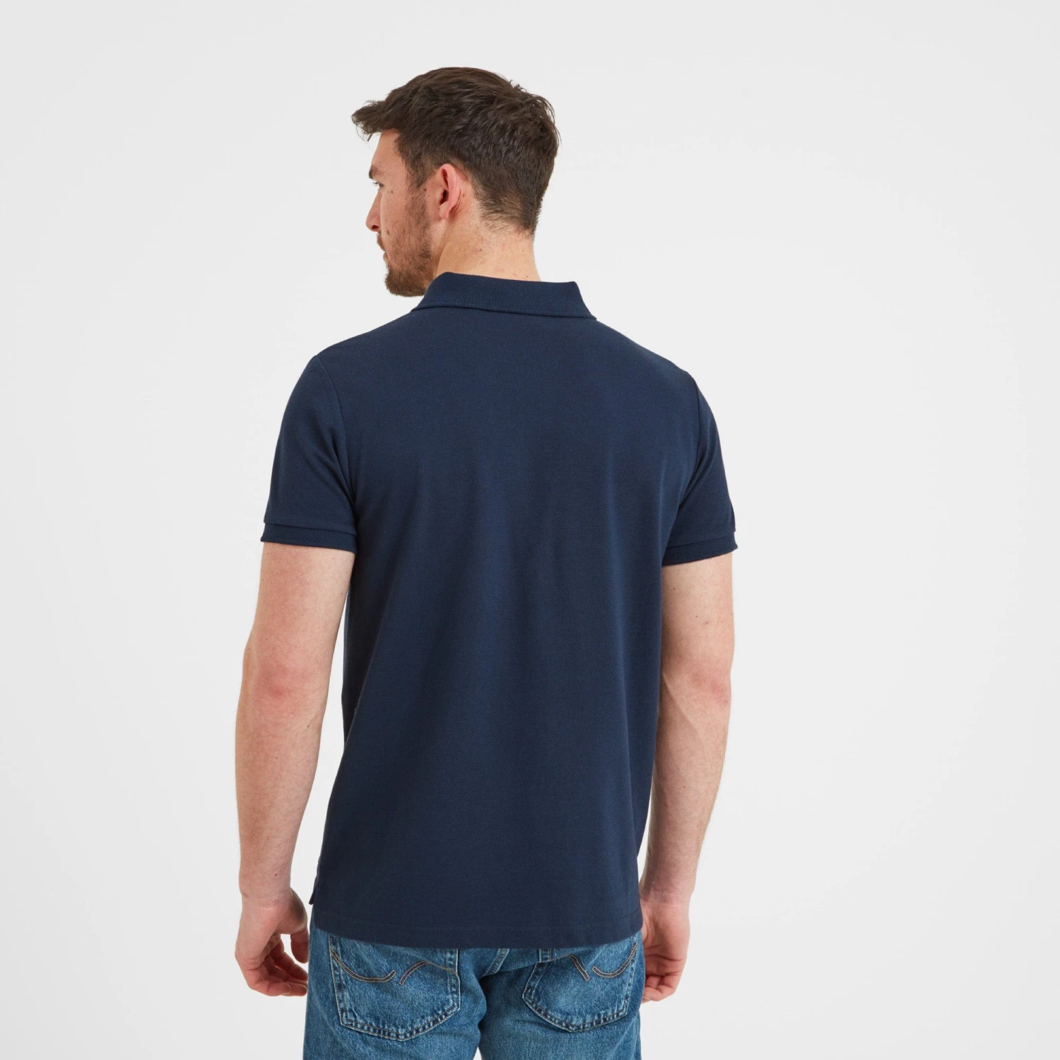 Bower Mens Polo Shirt - Navy - Image 2