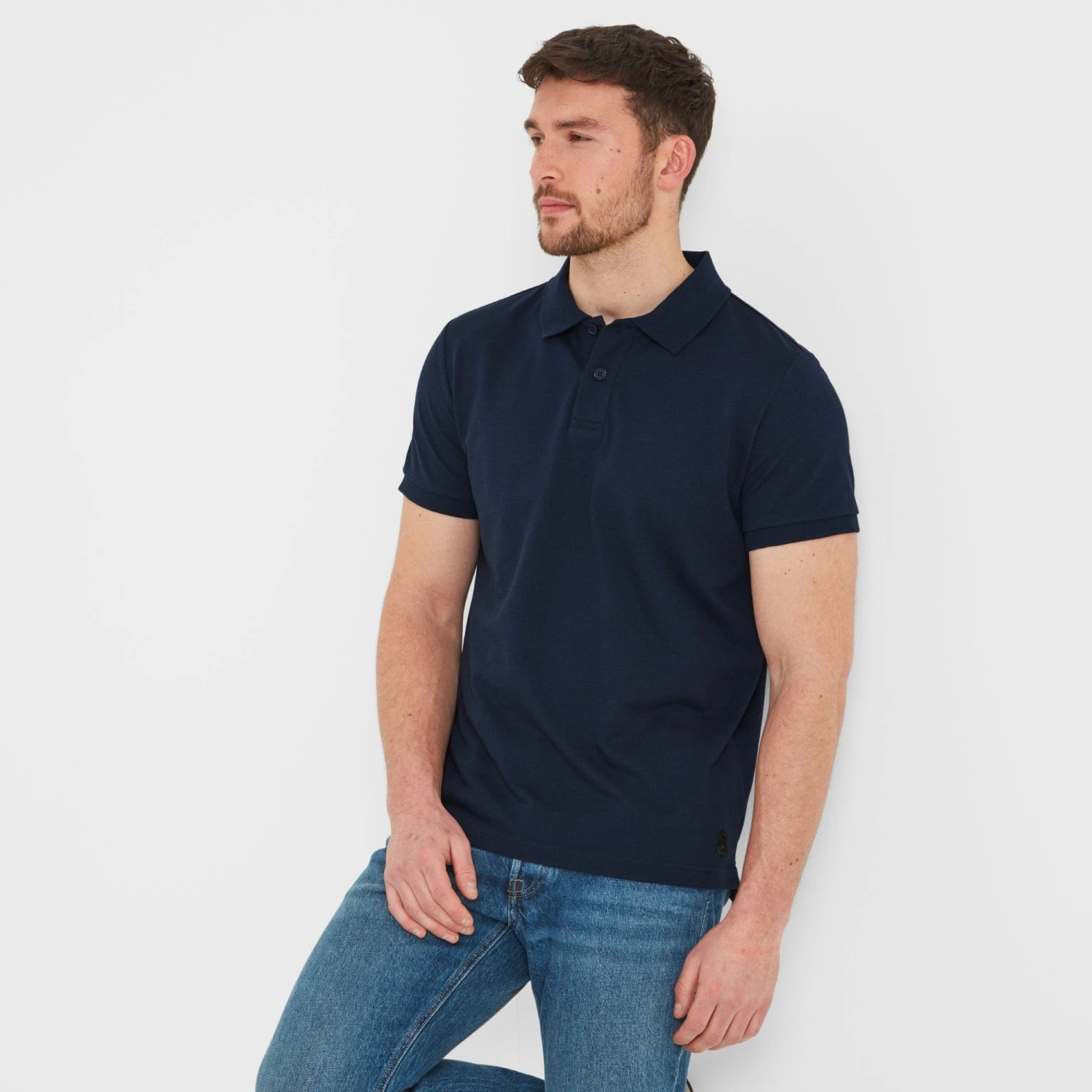 Bower Mens Polo Shirt - Navy - Image 8