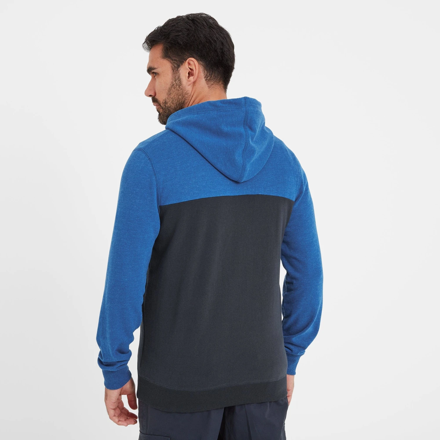 Boyce Mens Hoody - Dark Indigo/Sapphire Blue Marl - Image 2
