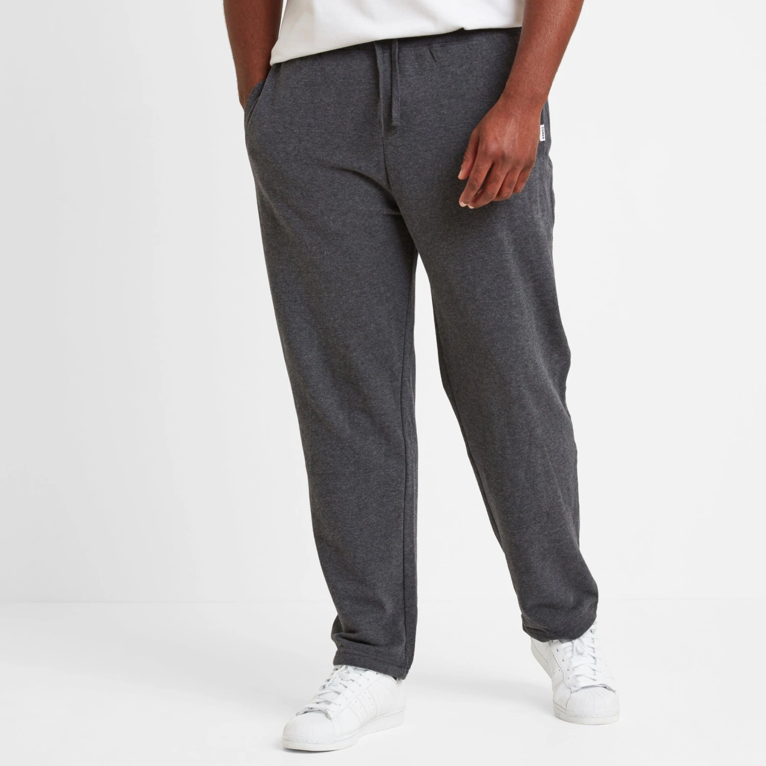 Bradley Mens Sweat Pants - Dark Grey Marl - Image 6