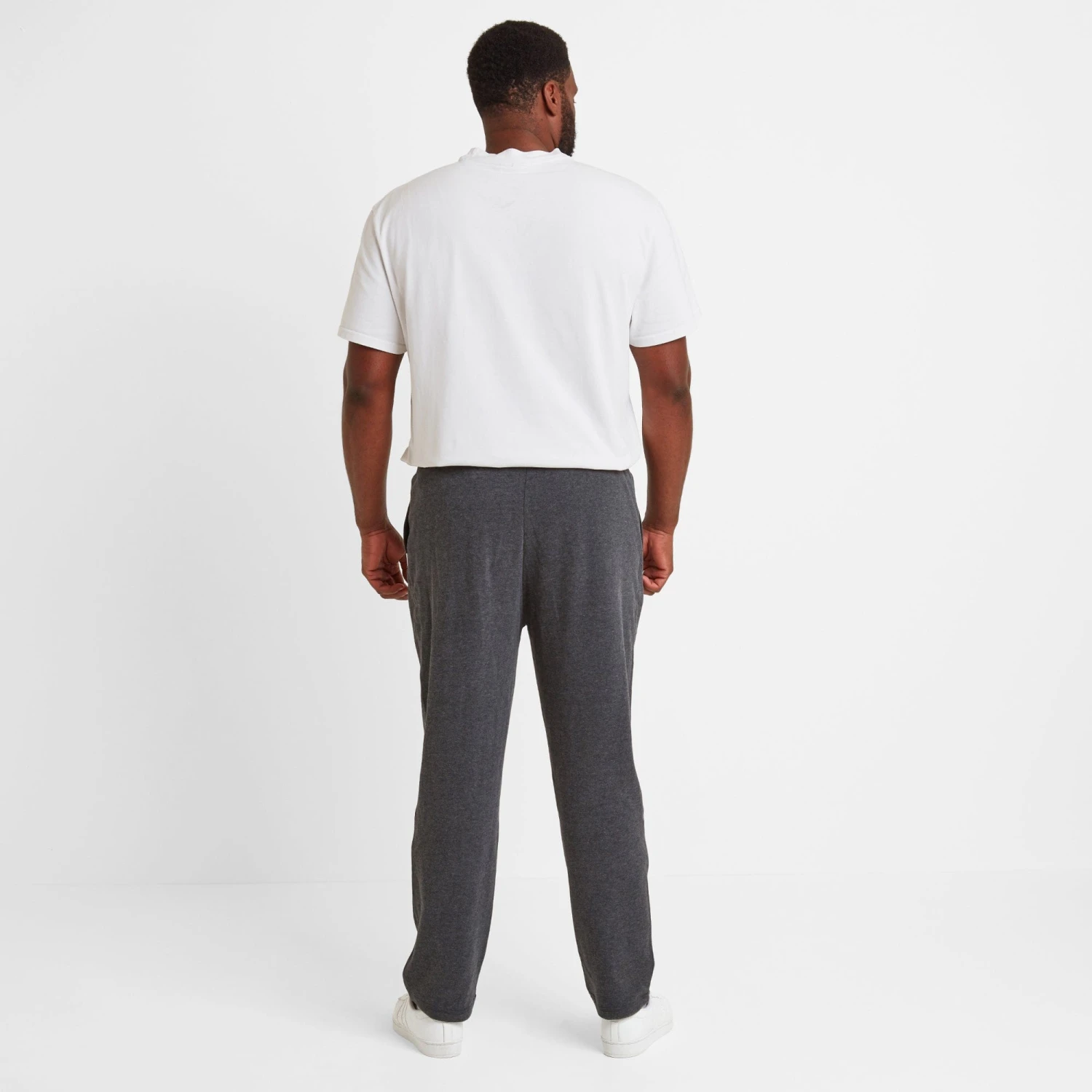 Bradley Mens Sweat Pants - Dark Grey Marl - Image 7