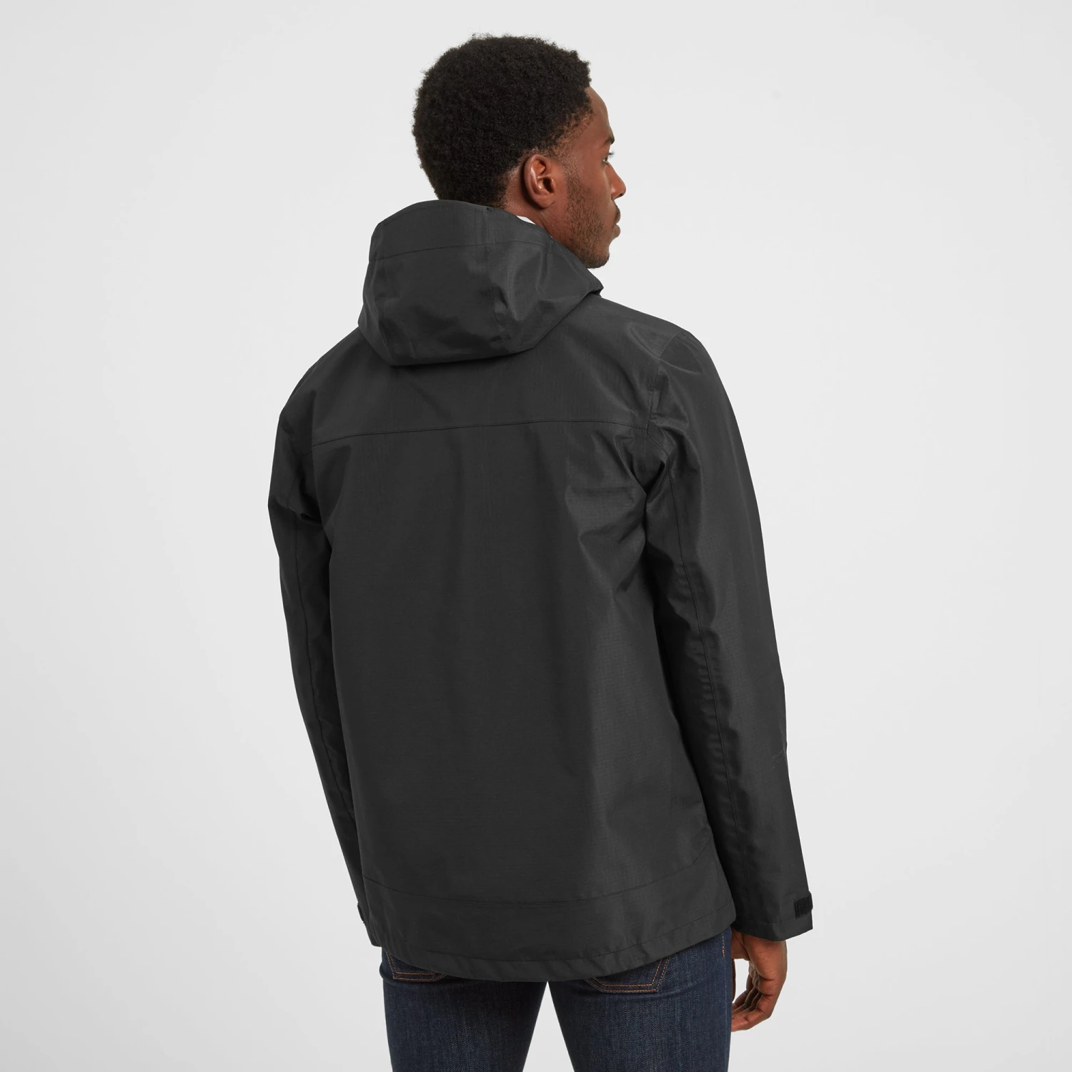 Briercliffe Mens Waterproof Jacket - Washed Black - Image 2