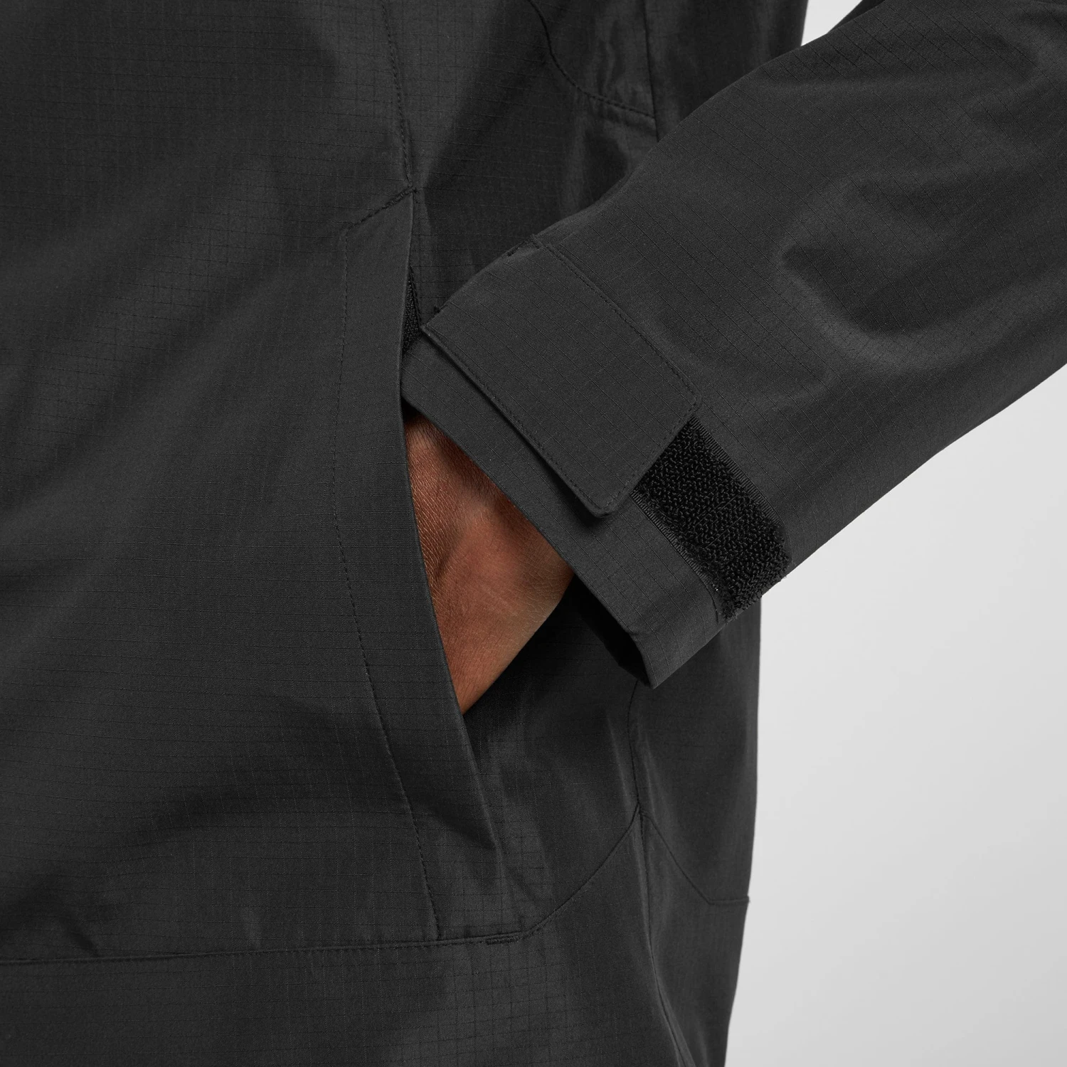 Briercliffe Mens Waterproof Jacket - Washed Black - Image 7