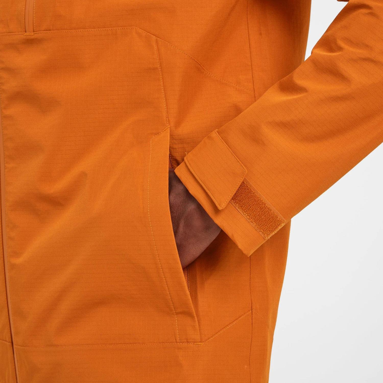 Briercliffe Mens Waterproof Jacket - Dark Orange - Image 7