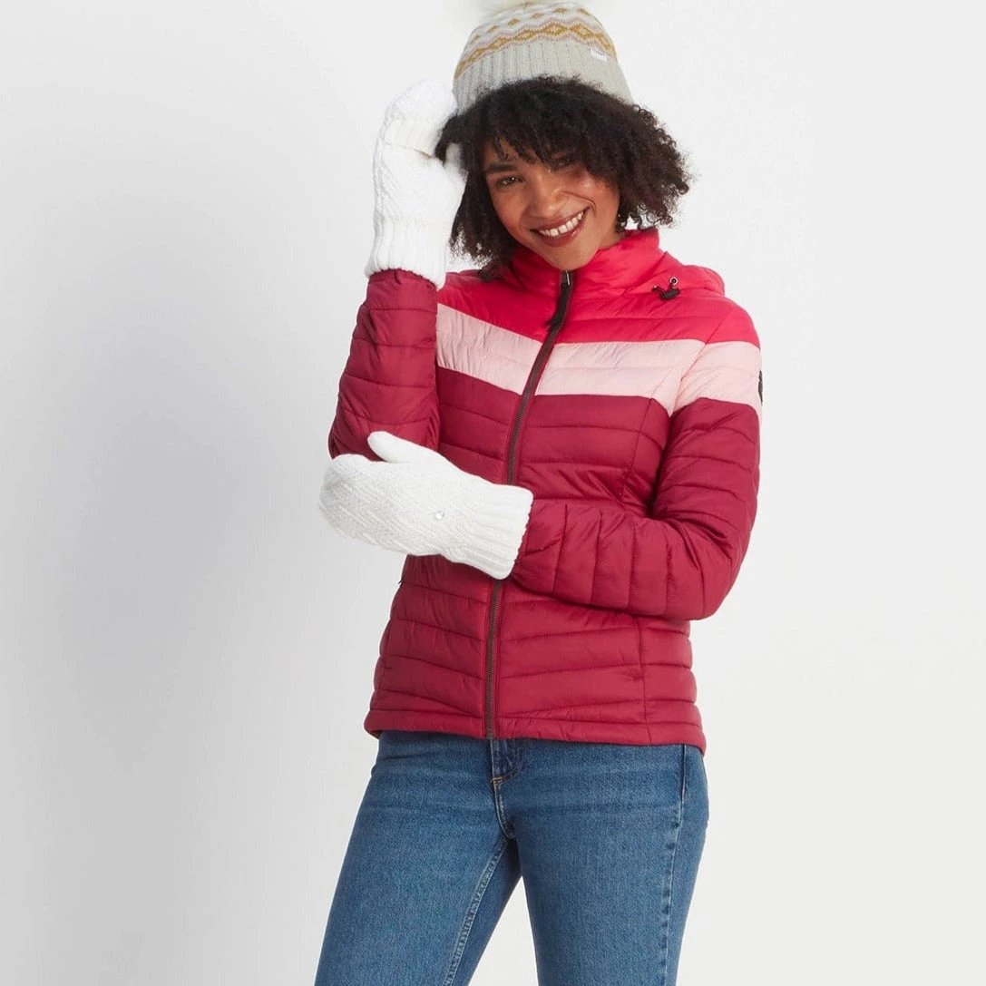 Britton Lined Mittens - Off White - Image 2