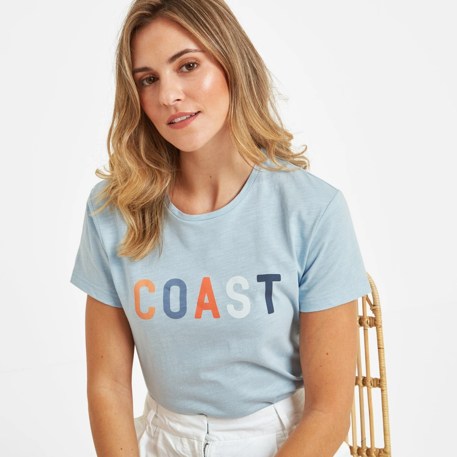 Cara Womens T-Shirt - Ice Blue - Image 3