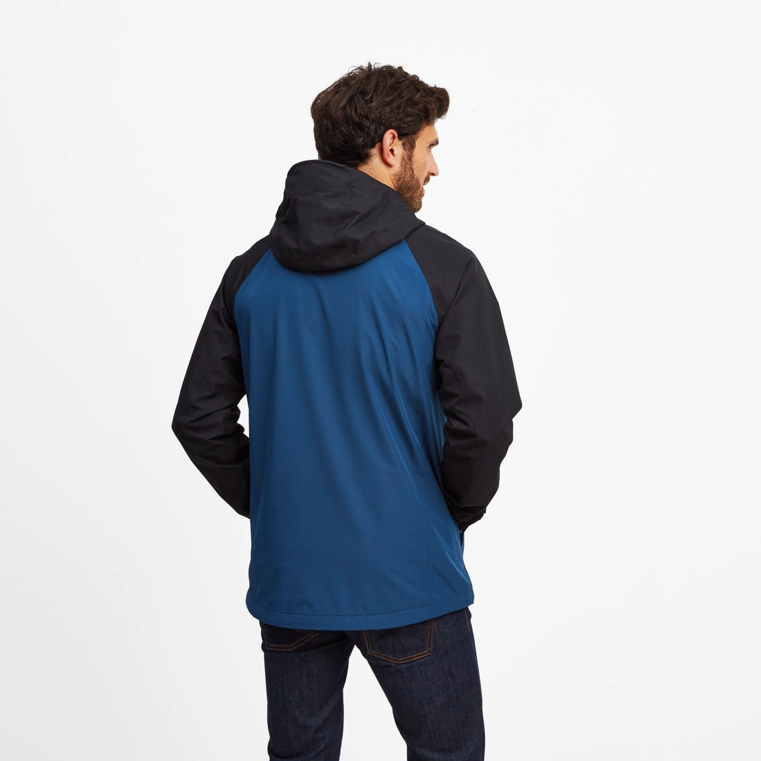 Coatham Mens Jacket - Night Blue/Black - Image 2