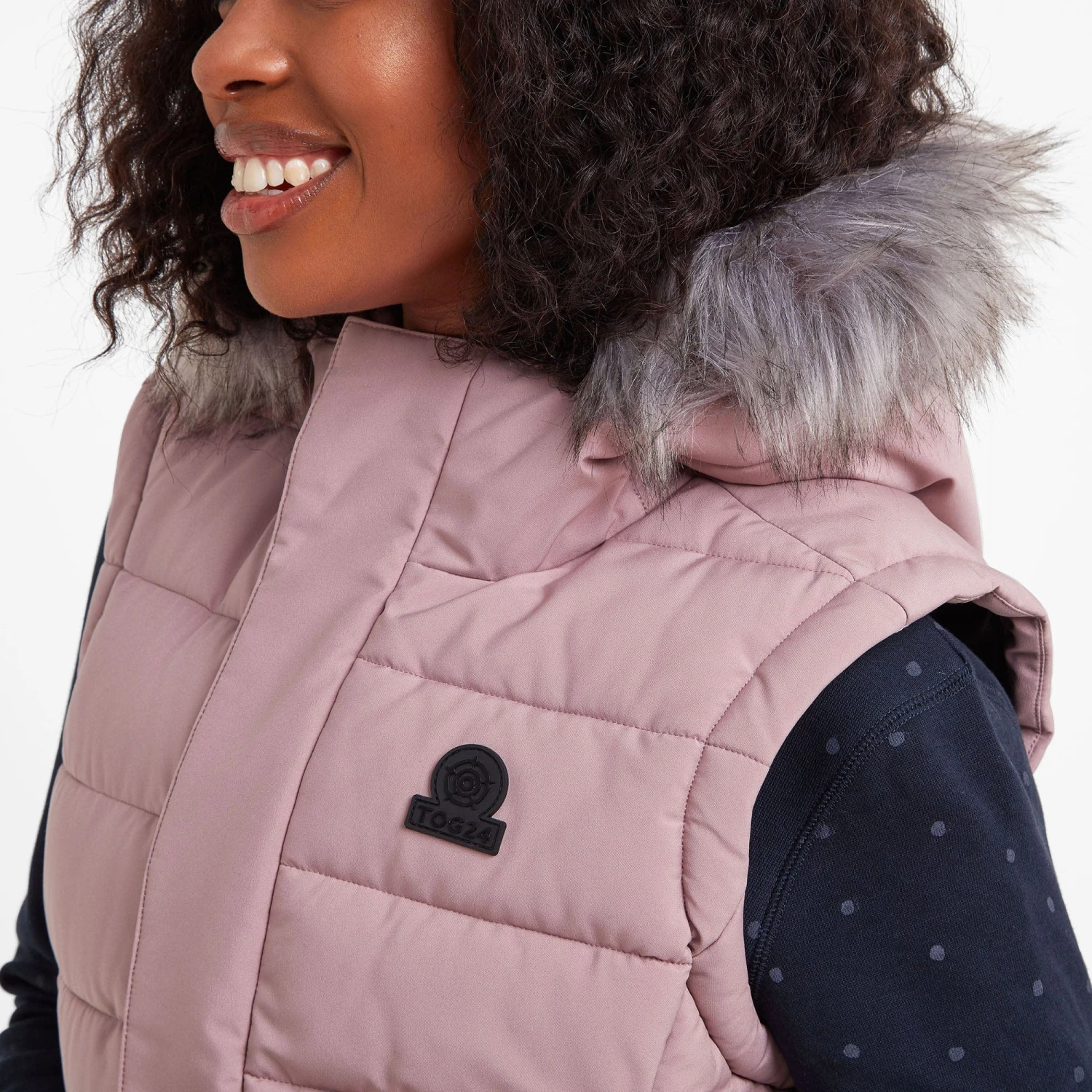 Cowling Womens Insulated Gilet - Faded Pink - Image 3