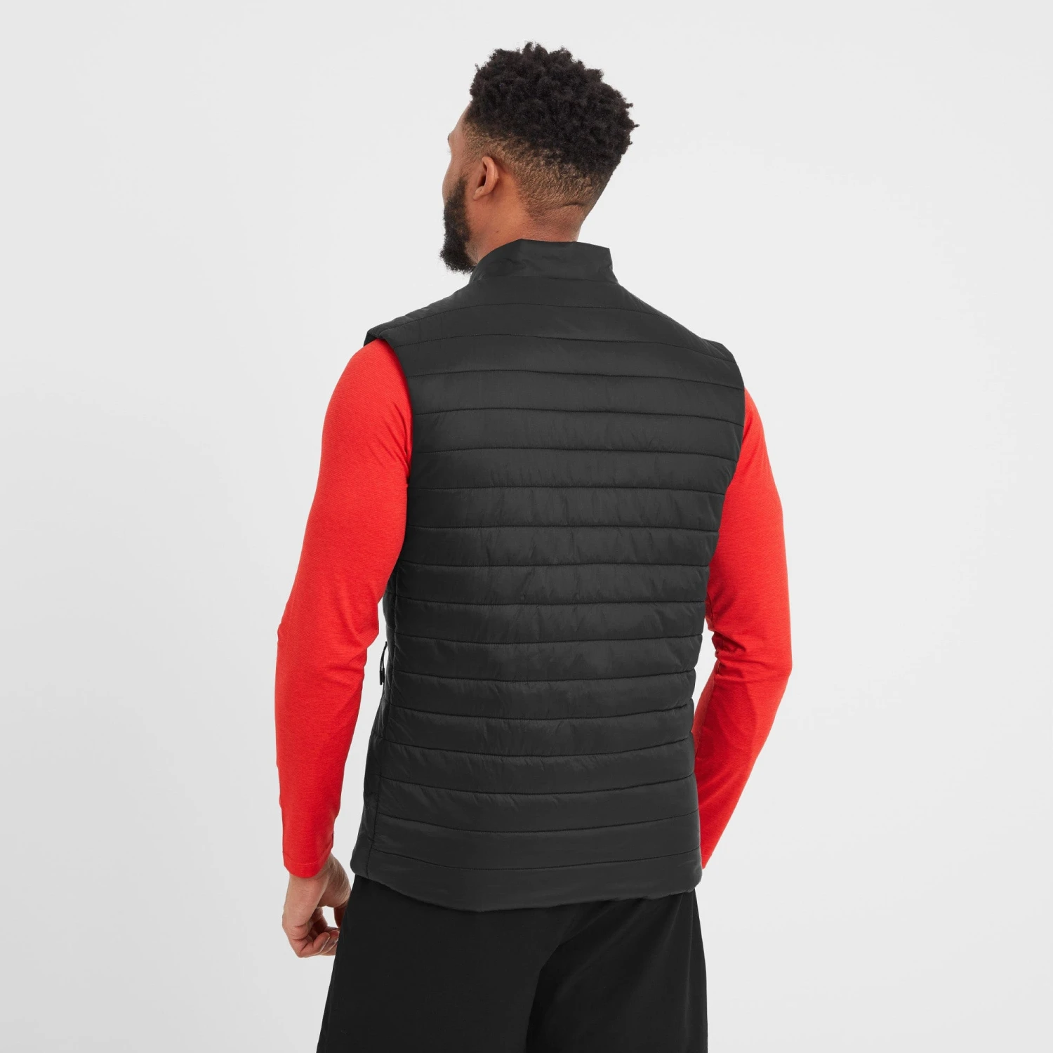 Dorrington Mens Running Gilet - Black - Image 4