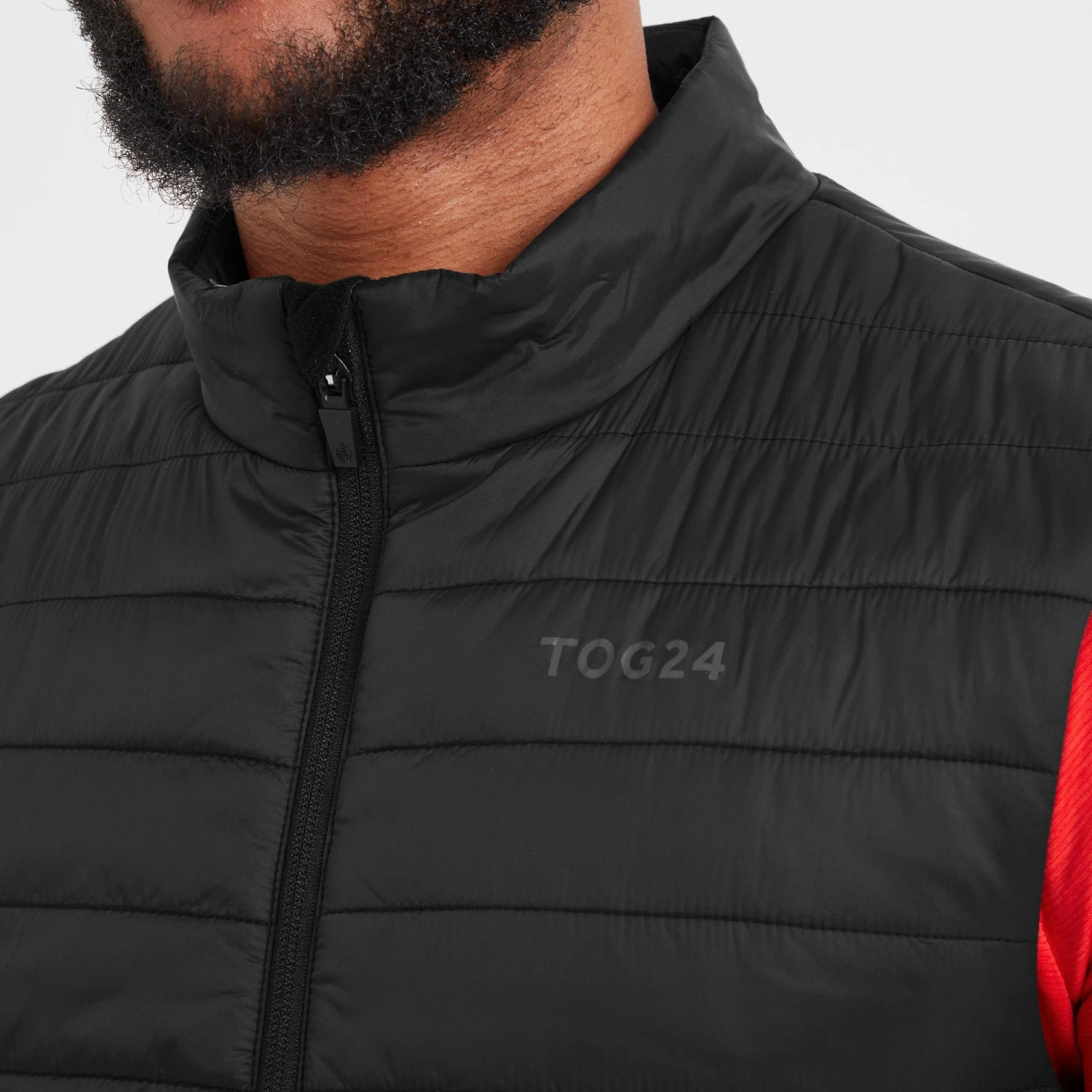 Dorrington Mens Running Gilet - Black - Image 7