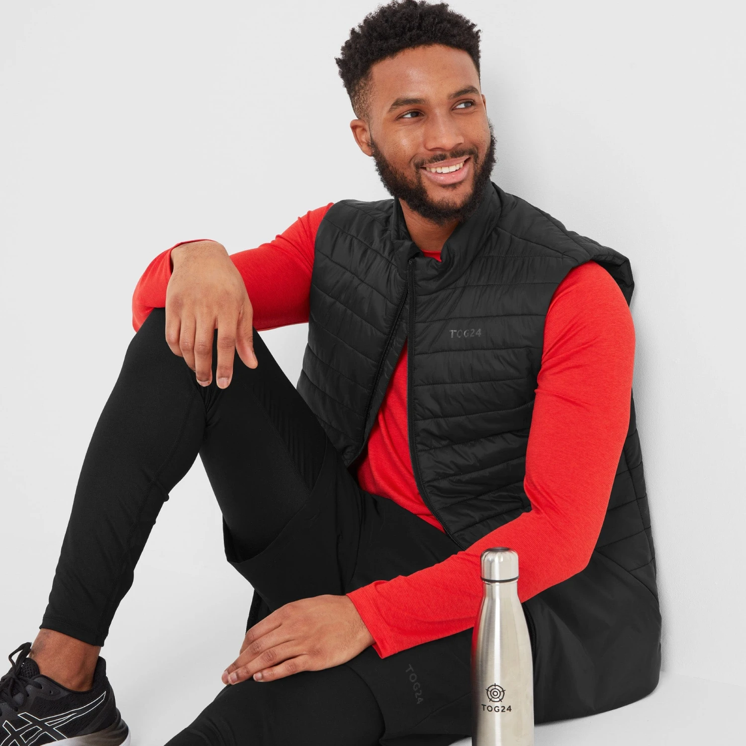 Dorrington Mens Running Gilet - Black - Image 9