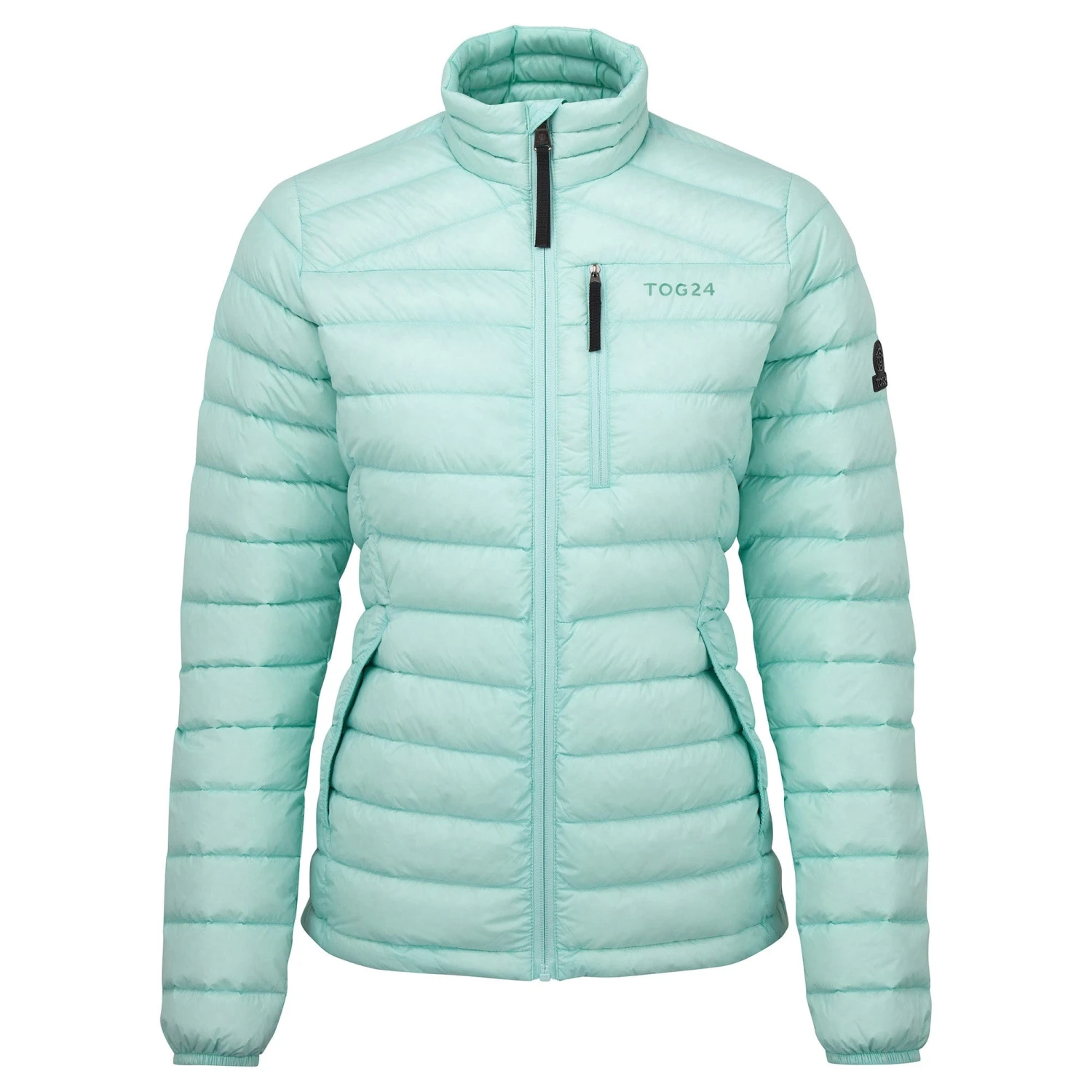 Drax Womens Funnel Down Jacket - Mint Blue - Image 7