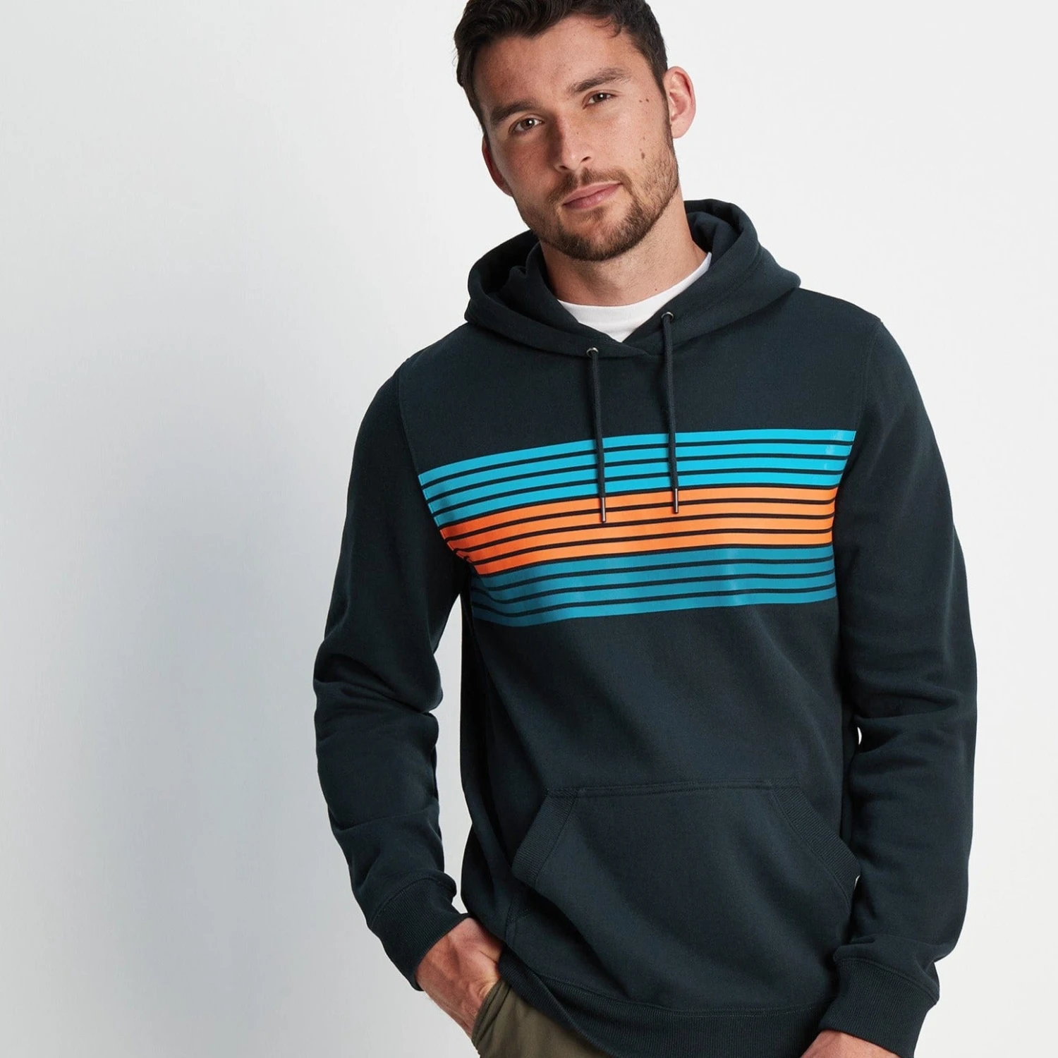 Duxford Mens Hoody - Dark Indigo