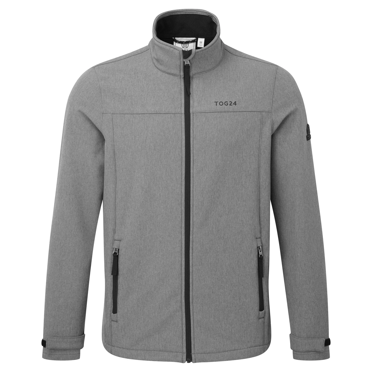 Feizor Mens Shower Resistant Softshell Jacket - Dark Grey Marl - Image 6