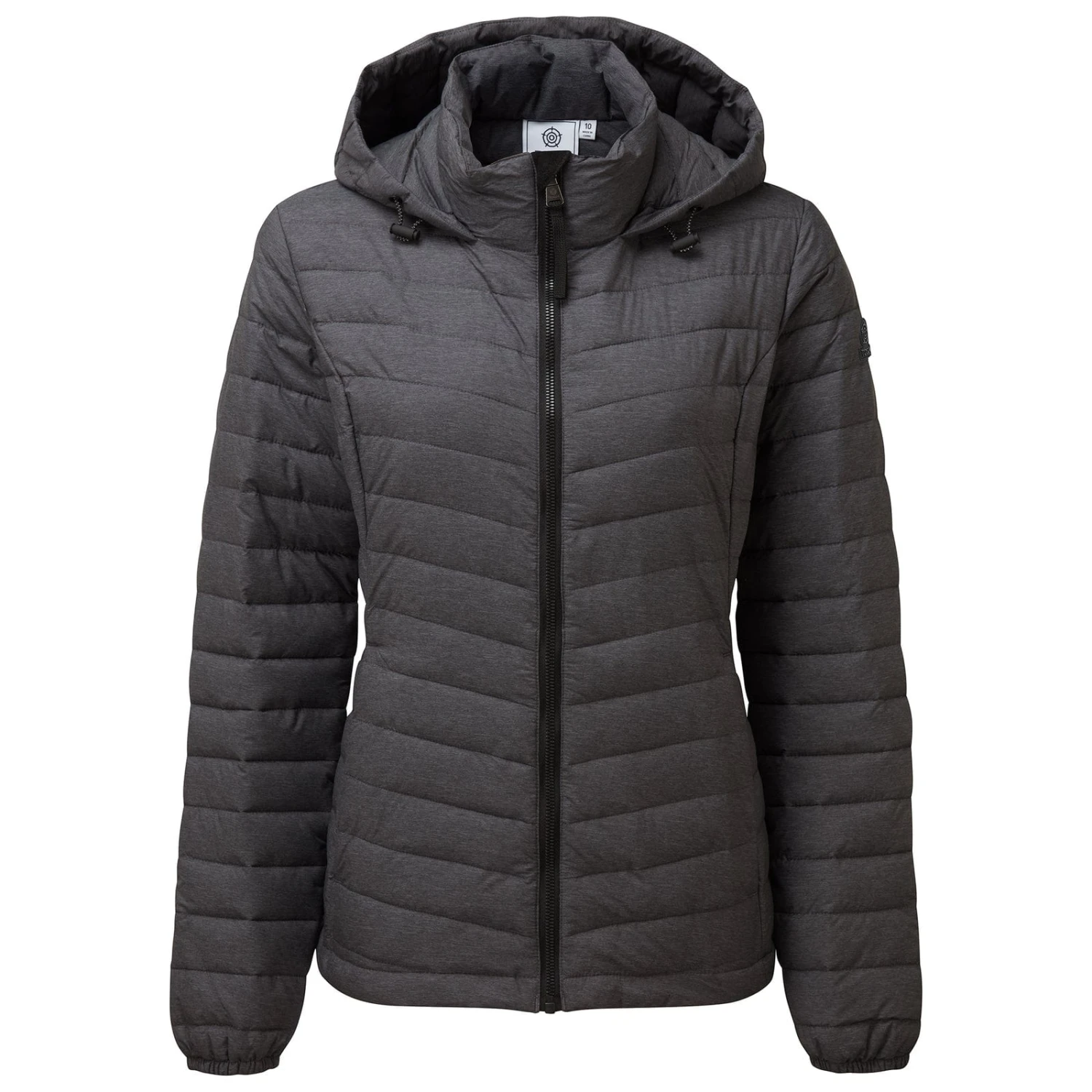 Garriston Womens Lightweight Padded Jacket - Grey Marl - Image 6