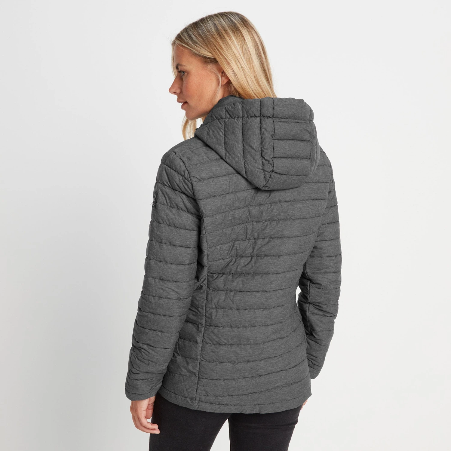 Garriston Womens Lightweight Padded Jacket - Grey Marl - Image 4
