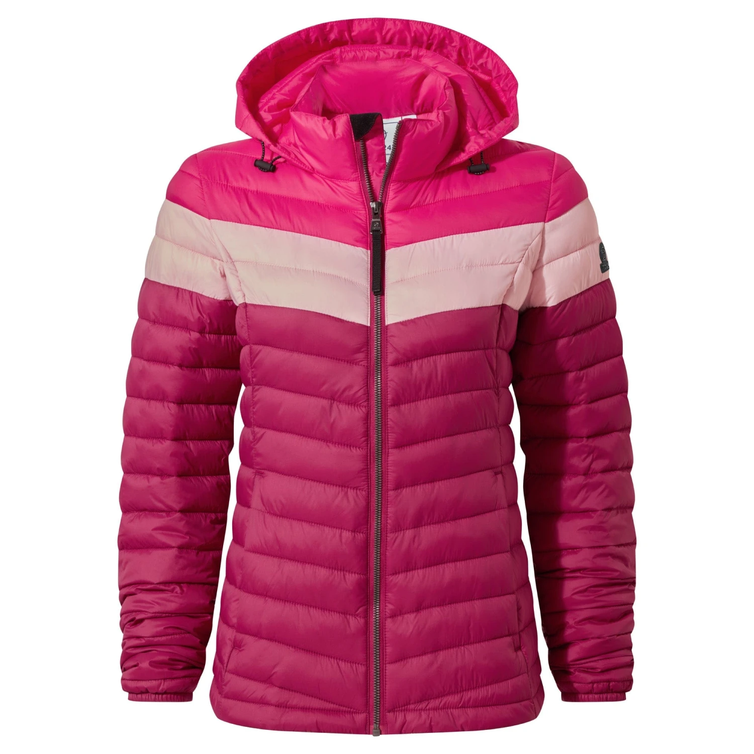 Garriston Womens Lightweight Padded Jacket - Raspberry/Magenta Pink - Image 7