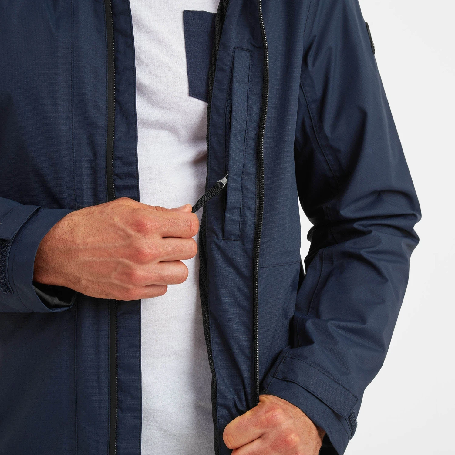 Gribton Mens Waterproof Jacket - Dark Indigo - Image 8