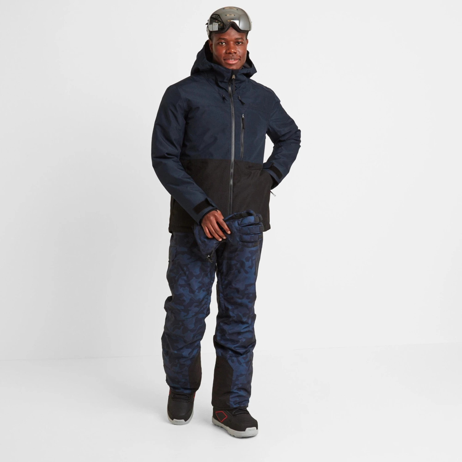 Hail Mens Ski Jacket - Dark Indigo - Image 2