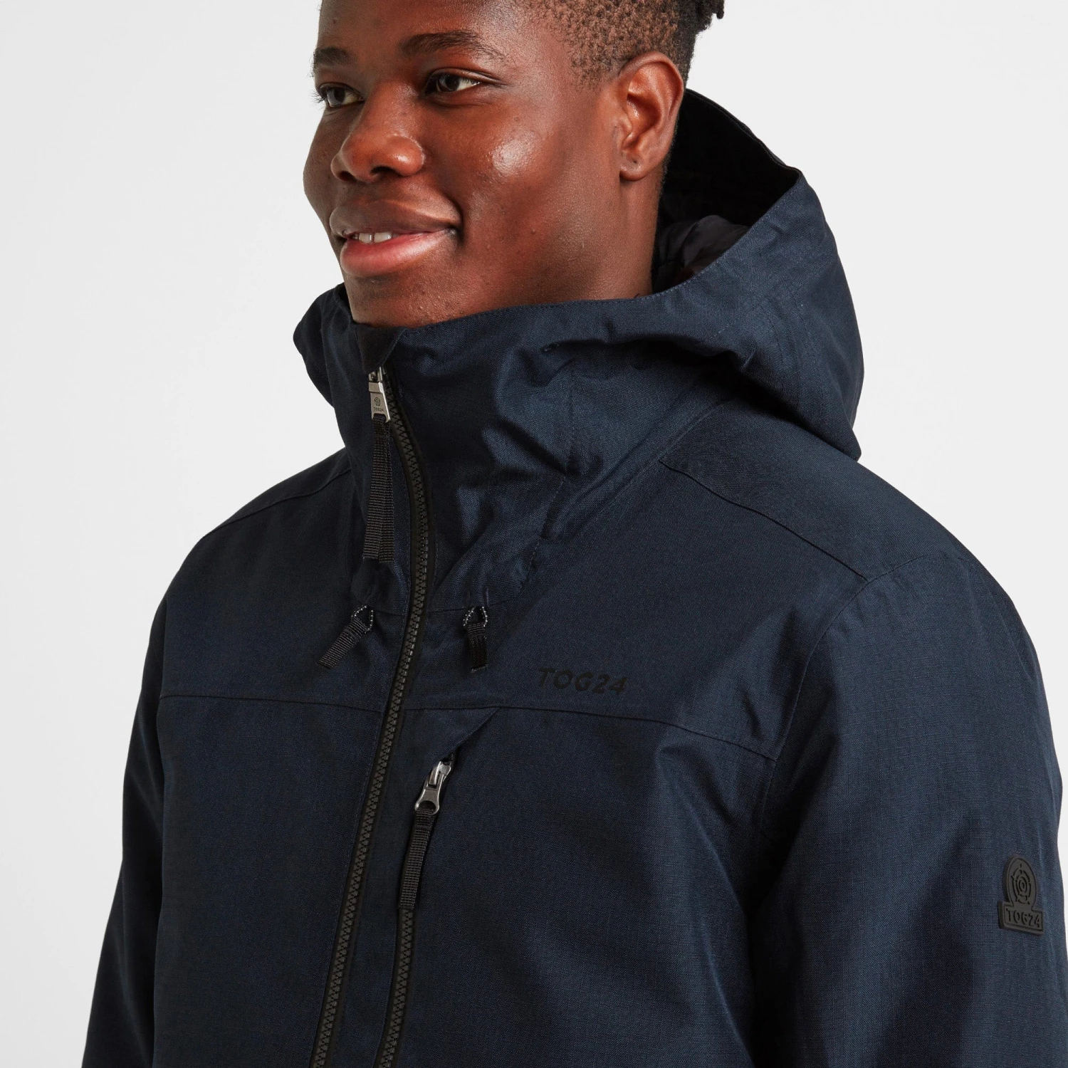 Hail Mens Ski Jacket - Dark Indigo - Image 5