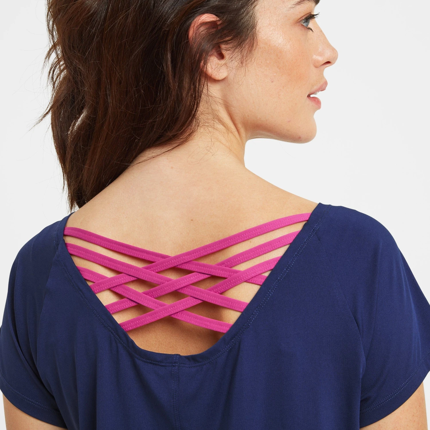 Halsam Womens Tech T-Shirt - Ink Navy - Image 8