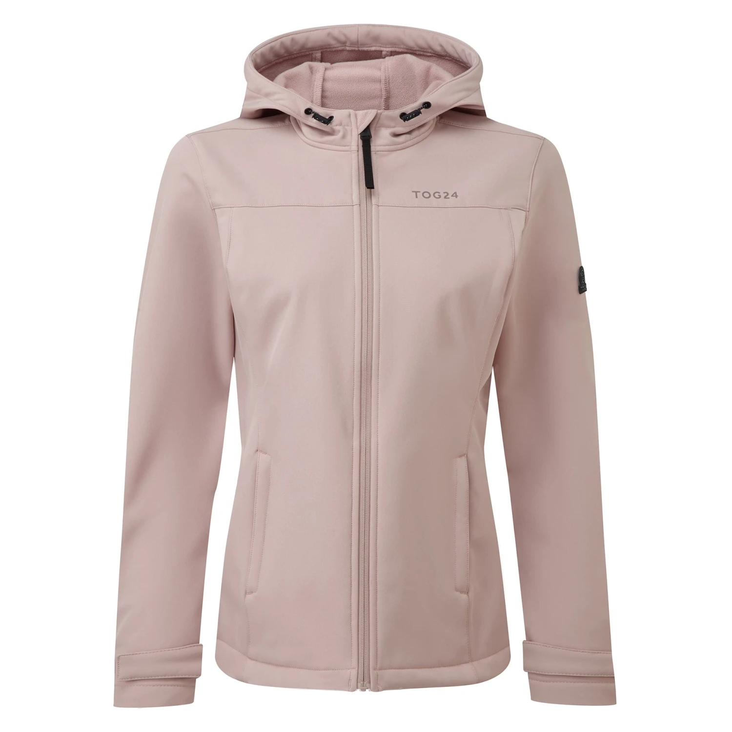 Keld Womens Softshell Hooded Jacket - Dusky Pink - Image 5