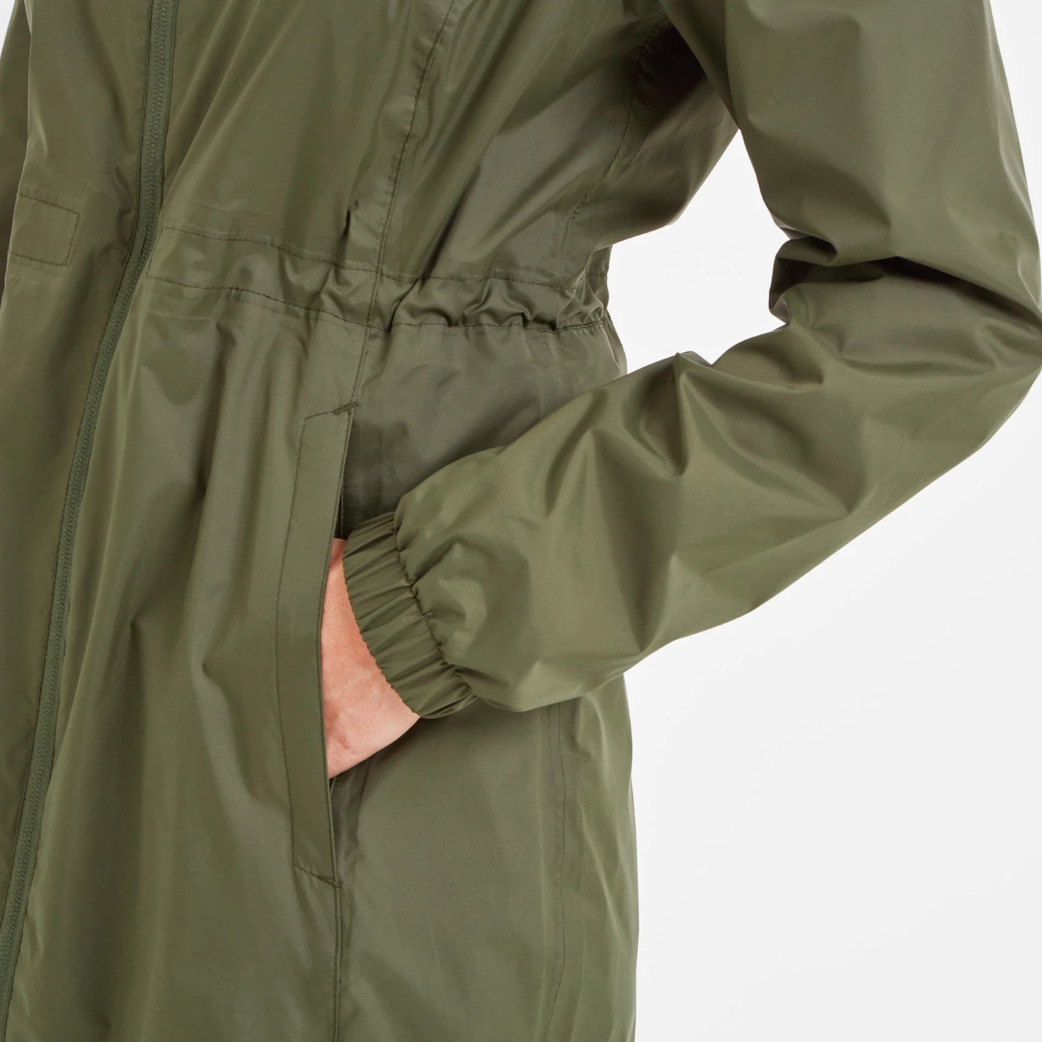 Kilnsey Womens Waterproof Jacket - Khaki - Image 6