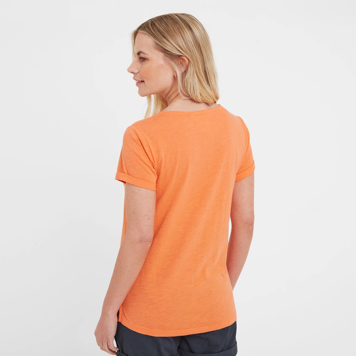 Kinver Womens Button Up Top - Coral Peach - Image 5