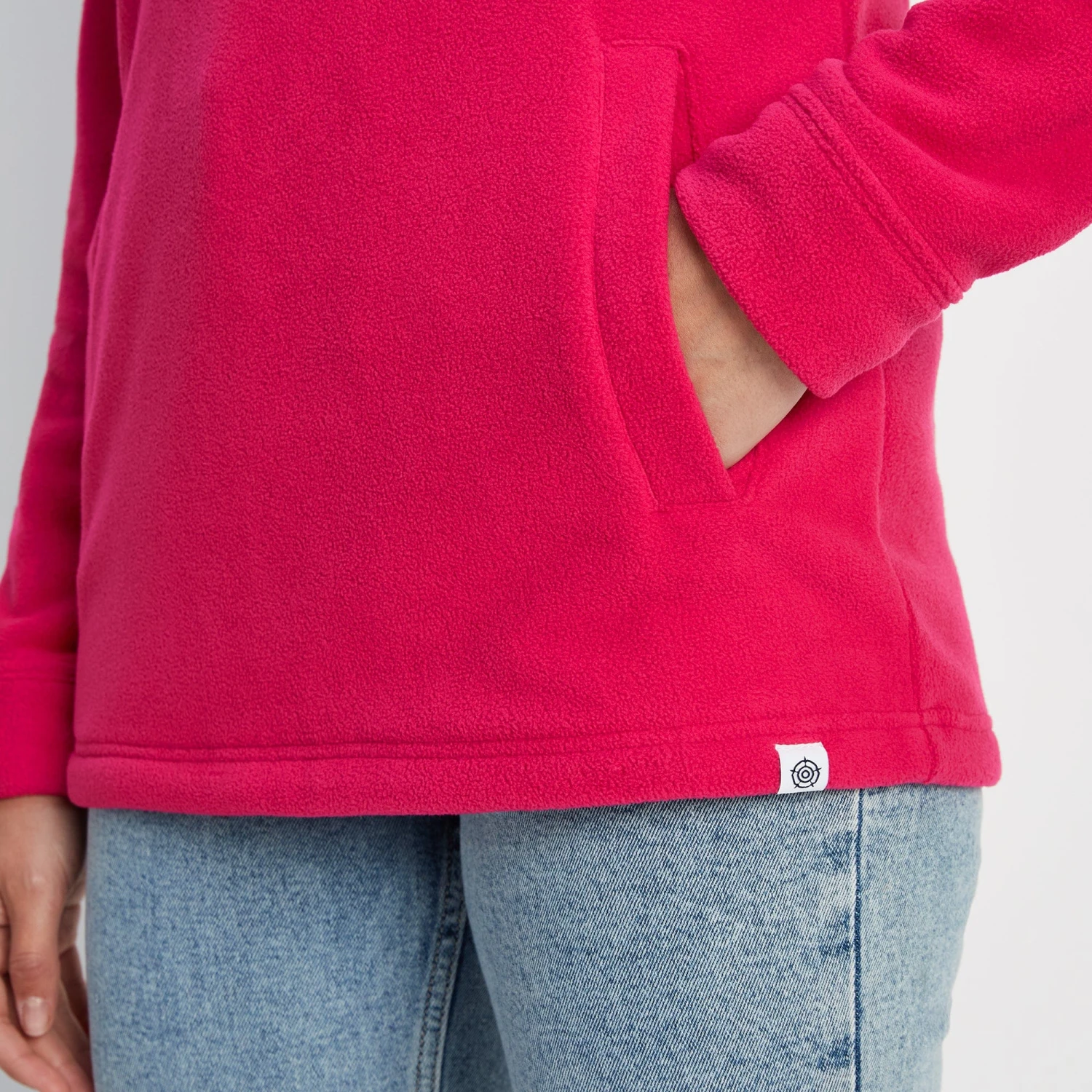 Kirkby Womens Funnel Neck Fleece - Magenta Pink - Image 7