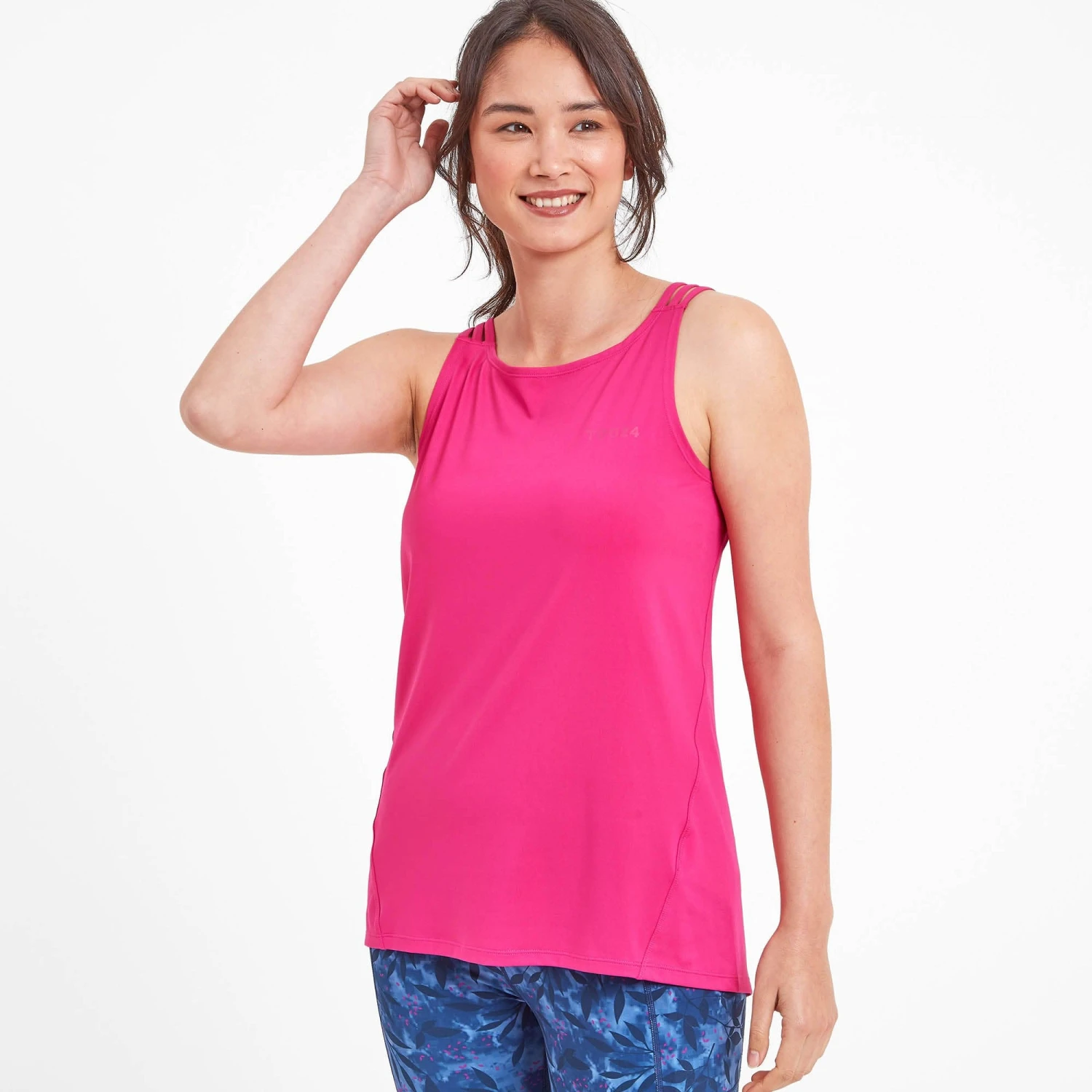 Langan Womens Tech Vest - Vibrant Pink - Image 3