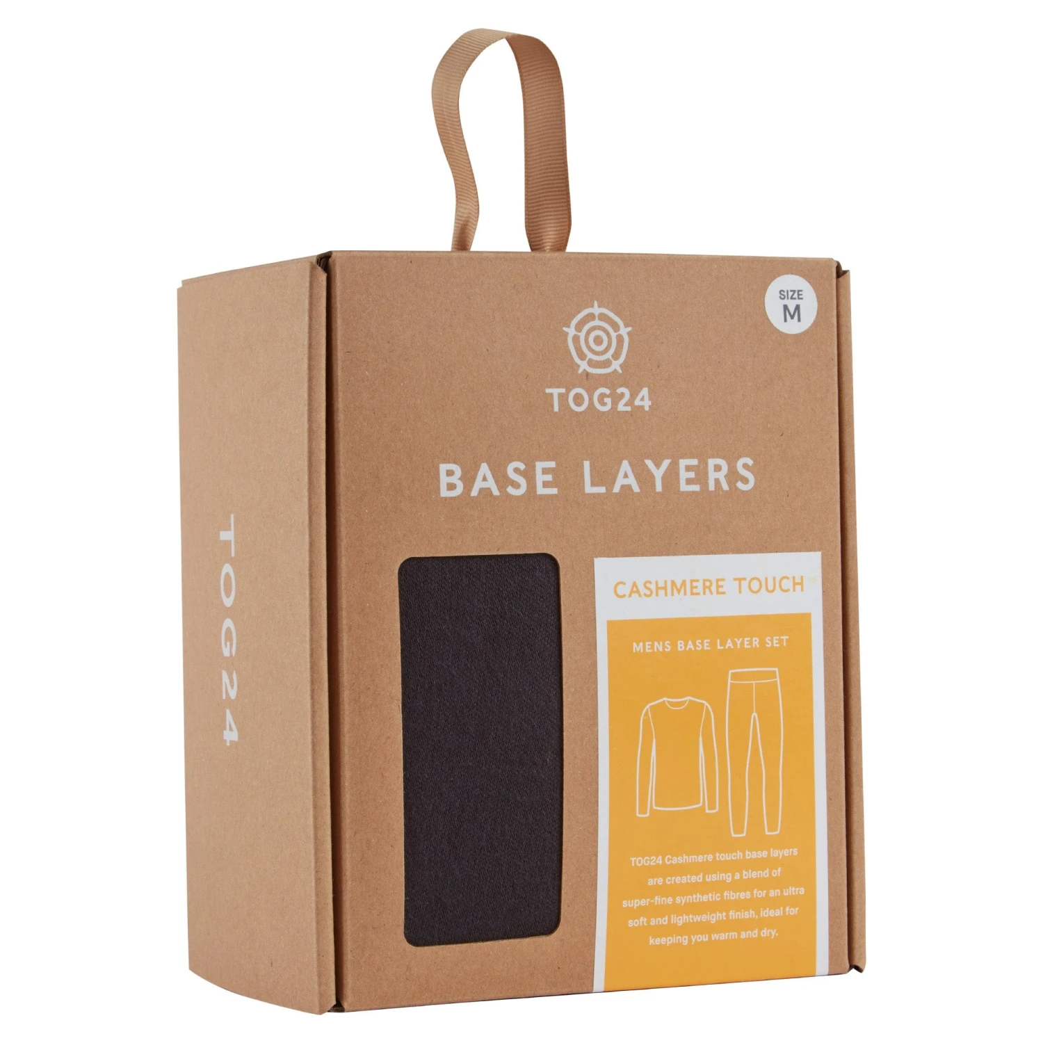 Meru Mens Cashmere Touch Base Layer Set - Black - Image 11