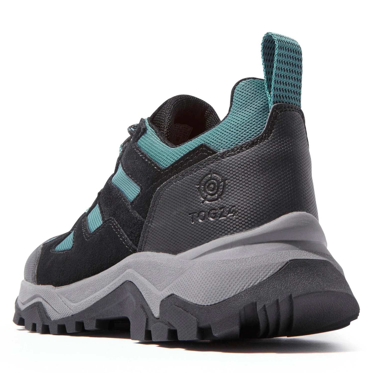 Mesa Womens Low Walking Shoe - Black/Teal - Image 4