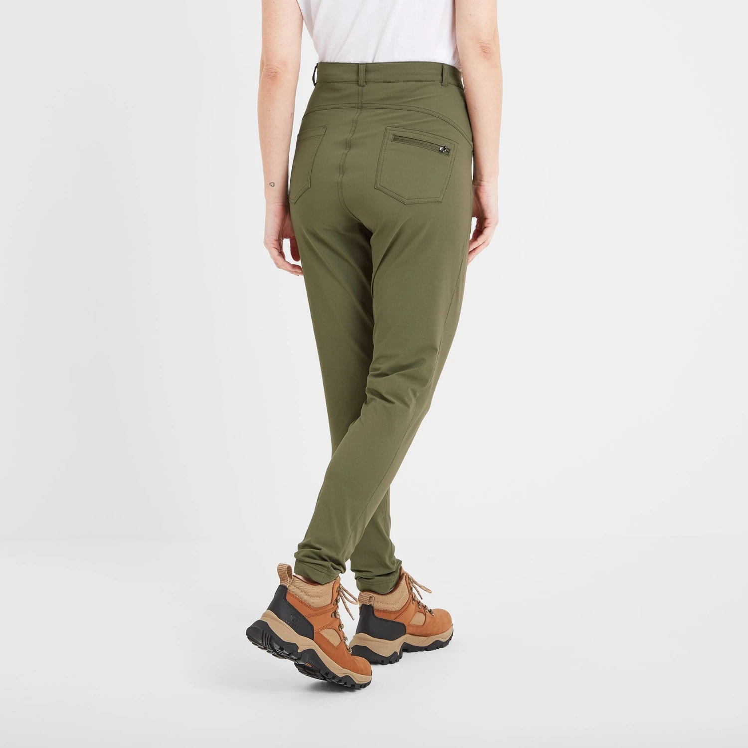 Milton Womens Water Resistant Slim Trouser Long - Khaki - Image 5