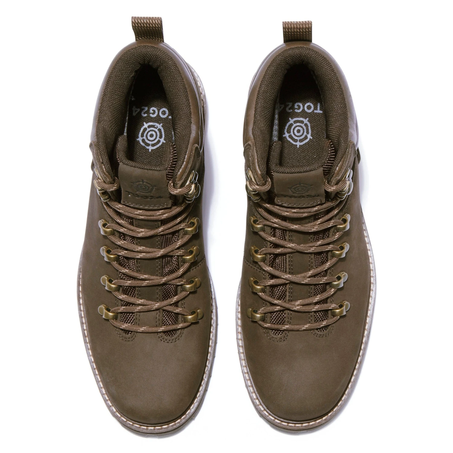 Outback Womens Leather Walking Boots - Brown - Image 9