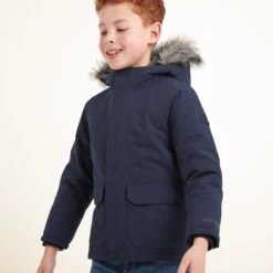 Peckett Kids Waterproof Jacket - Dark Indigo