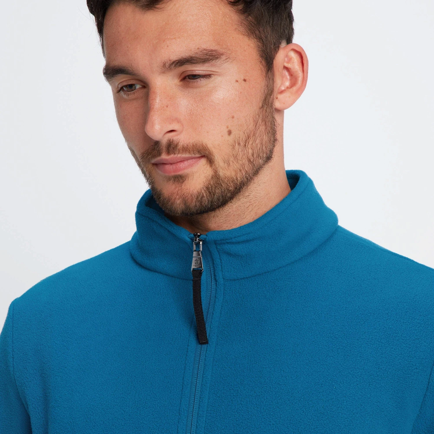 Revive Mens Fleece Jacket - Peacock Blue - Image 7