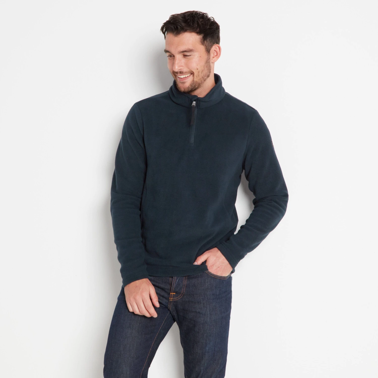 Revive Mens Quarter Zip Fleece - Dark Indigo - Image 6