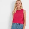 Ria Womens Vest - Magenta Pink Marl
