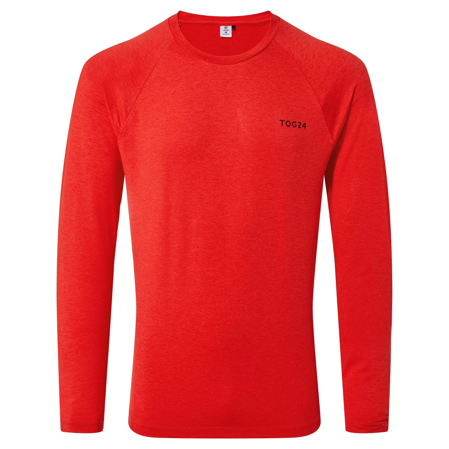 Rookwith Mens Long Sleeve Tech T-Shirt - Fire Red - Image 7