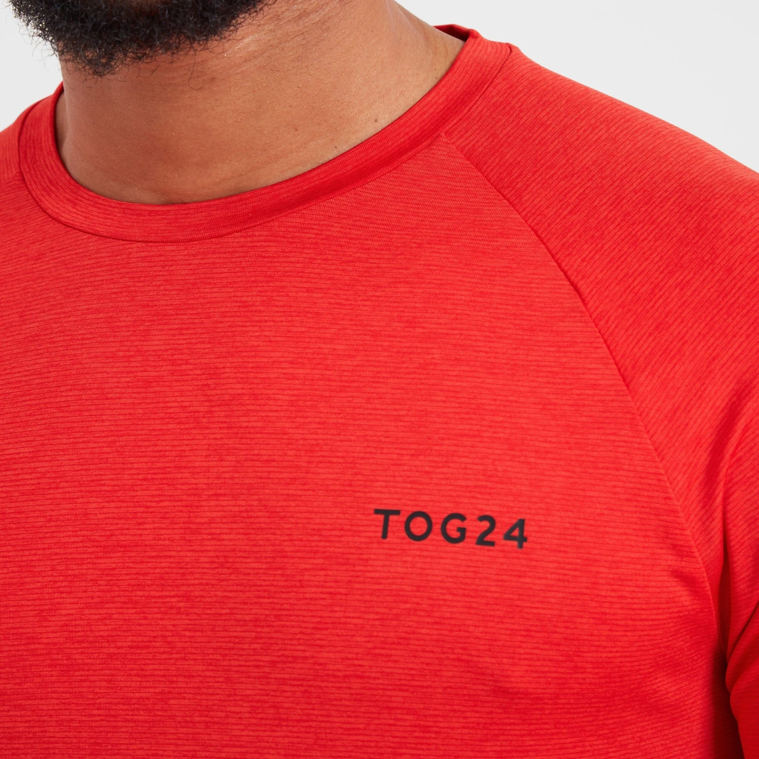 Rookwith Mens Long Sleeve Tech T-Shirt - Fire Red - Image 8