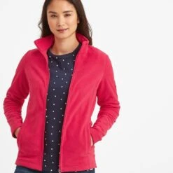 Shire Womens Fleece Jacket - Fuchsia Pink